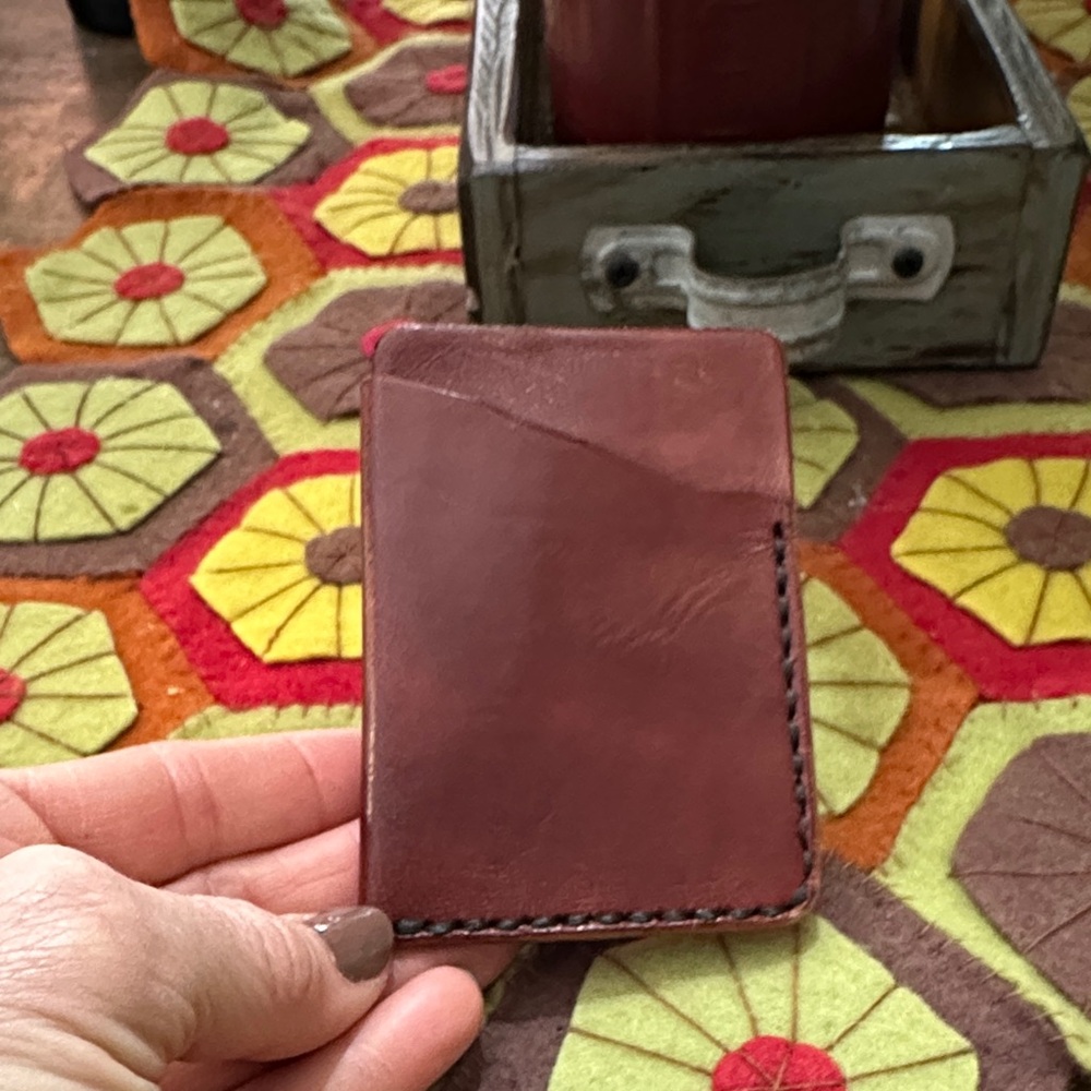 Men’s classy Brown Leather Card Holder wallet